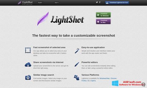 Скріншот LightShot для Windows 8.1