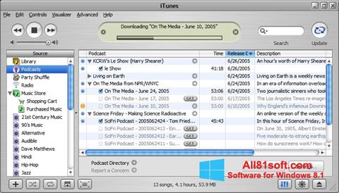 Скріншот iTunes для Windows 8.1