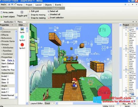 Скріншот Construct Classic для Windows 8.1