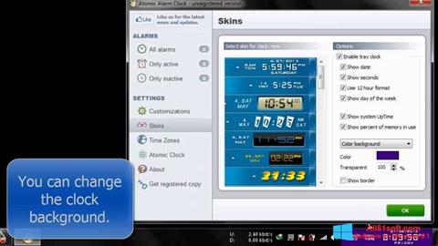 Скріншот Atomic Alarm Clock для Windows 8.1