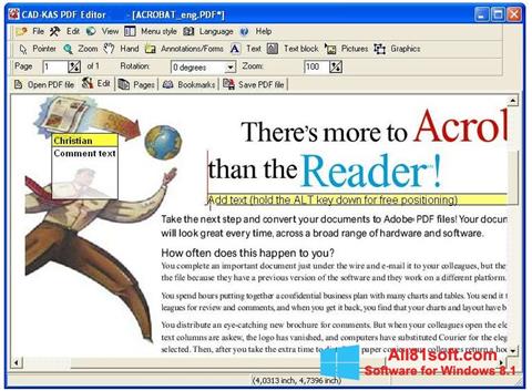 Скріншот PDF Reader для Windows 8.1