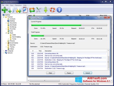Скріншот Free Audio Converter для Windows 8.1