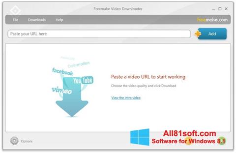 Скріншот Freemake Video Downloader для Windows 8.1