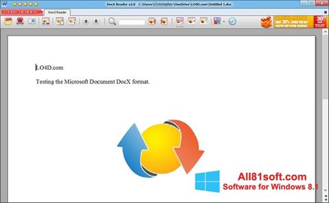 Скріншот DocX Reader для Windows 8.1
