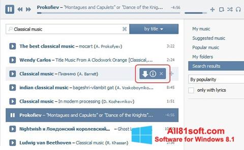 Скріншот SaveFrom.net для Windows 8.1